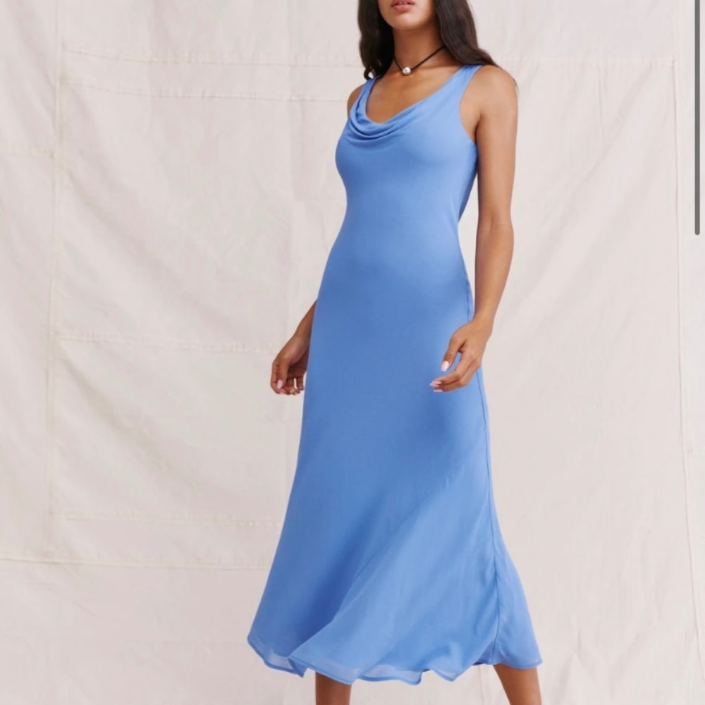 NWT Reformation Emmeline Dress - Sz 8 - Dusk